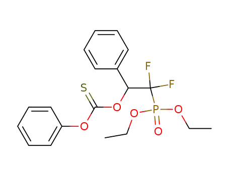 (1,1-Difluoro-2-phenoxythiocarbonyloxy-2-phenyl-ethyl)-phosphonic acid diethyl ester