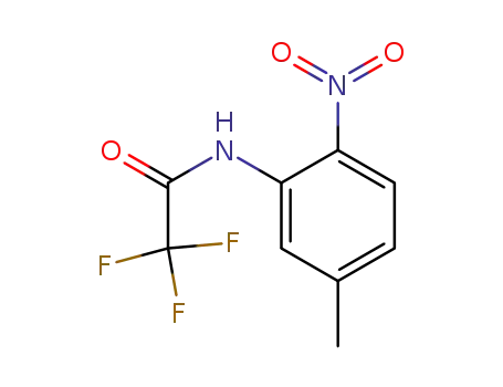 Molecular Structure of 155221-62-8 (Acetamide, 2,2,2-trifluoro-N-(5-methyl-2-nitrophenyl)-)