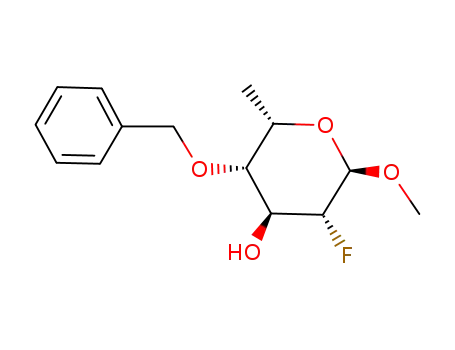 methyl 4-O-benzyl-2,6-dideoxy-2-fluoro-α-L-idopyranoside