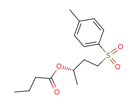 (S)-1-Methyl-3-(p-tolylsulfonyl)propyl butanoate