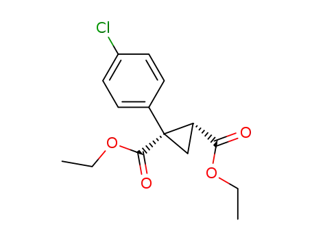 (1S,2R)-1-(4-Chloro-phenyl)-cyclopropane-1,2-dicarboxylic acid diethyl ester