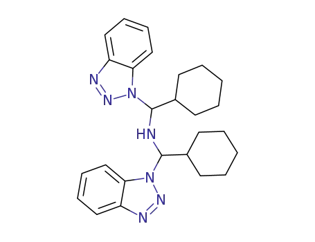Bis-(benzotriazol-1-yl-cyclohexyl-methyl)-amine