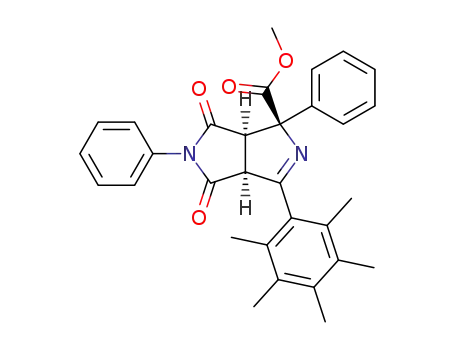 methyl 6,8-dioxo-4-pentamethylphenyl-2,7-diphenyl-3,7-diazabicyclo<3.3.0>oct-3-ene-2-carboxylate