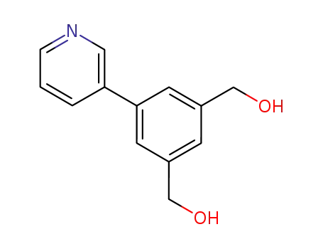 Molecular Structure of 139054-27-6 (1,3-Benzenedimethanol, 5-(3-pyridinyl)-)