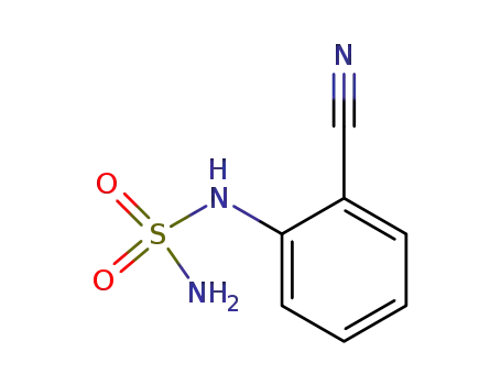 Molecular Structure of 92932-12-2 (Sulfamide, (2-cyanophenyl)- (9CI))