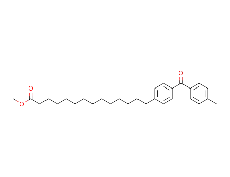 Methyl 14-[4-(4-methylbenzoyl)phenyl]tetradecanoate