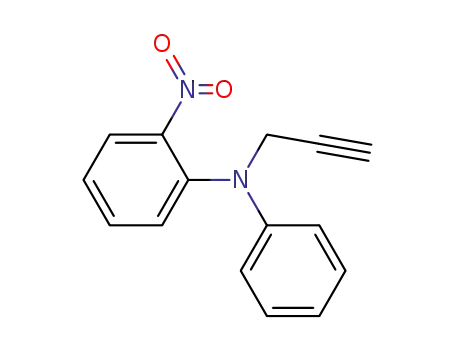 Molecular Structure of 181861-73-4 ((2-Nitro-phenyl)-phenyl-prop-2-ynyl-amine)