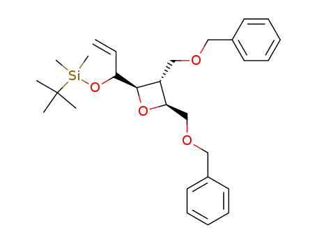 [1-((2R,3R,4S)-3,4-Bis-benzyloxymethyl-oxetan-2-yl)-allyloxy]-tert-butyl-dimethyl-silane