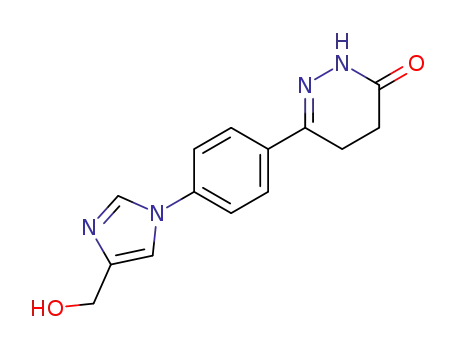 4,5-dihydro-6-[4-(4-hydroxymethyl-1H-imidazol-1-yl)phenyl]-3(2H)-pyridazinone