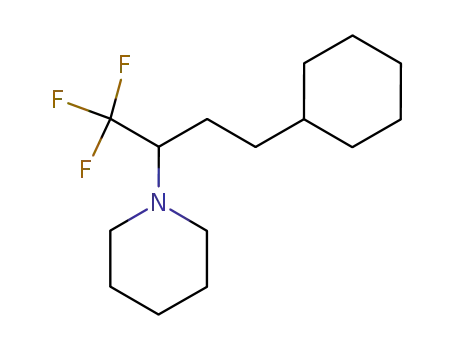 1-(3-Cyclohexyl-1-trifluoromethyl-propyl)-piperidine