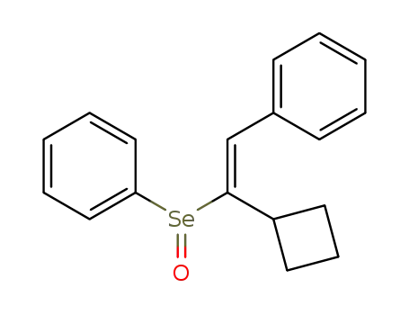 (E)-1-cyclobutyl-1-phenylseleninyl-2-phenylethene