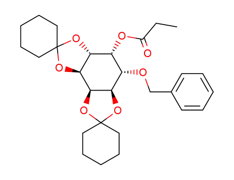 DL-6-O-Benzyl-1,2:3,4-di-O-cyclohexylidene-5-O-propionyl-neo-inositol