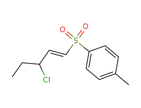Benzene, 1-[(3-chloro-1-pentenyl)sulfonyl]-4-methyl-, (E)-