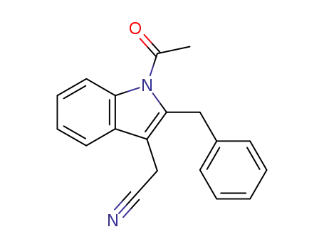 1-Acetyl-2-benzyl-3-cyanomethylindole
