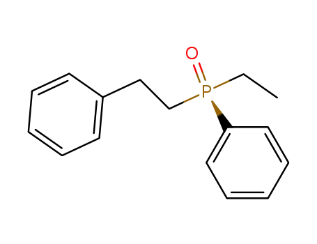 Molecular Structure of 89438-76-6 (Phosphine oxide, ethylphenyl(2-phenylethyl)-, (R)-)