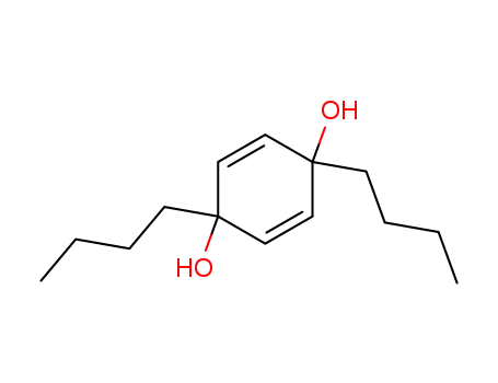 Molecular Structure of 138100-90-0 (2,5-Cyclohexadiene-1,4-diol, 1,4-dibutyl-)