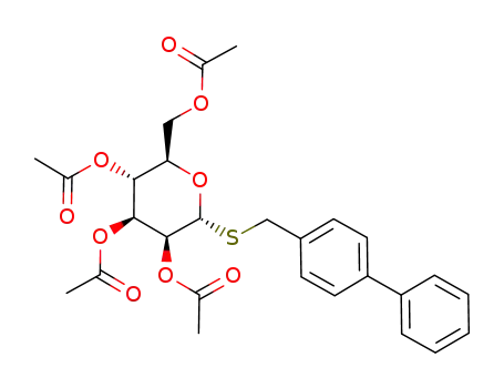 p-phenylbenzyl 2,3,4,6-tetra-O-acetyl-1-thio-α-D-mannopyranoside