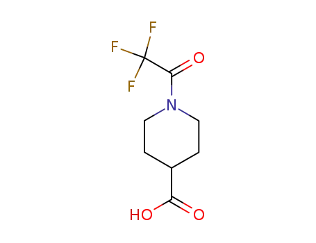 Molecular Structure of 126501-70-0 (1-(2,2,2-TRIFLUOROACETYL)-4-PIPERIDINECARBOXYLIC ACID)