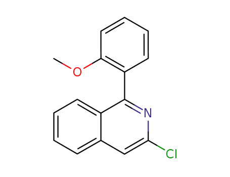 Molecular Structure of 190188-43-3 (1-(2-methoxyphenyl)-3-chloroisoquinoline)