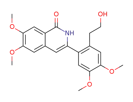 1(2H)-Isoquinolinone,
3-[2-(2-hydroxyethyl)-4,5-dimethoxyphenyl]-6,7-dimethoxy-