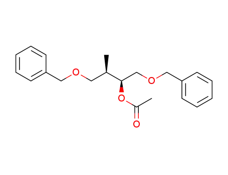 Acetic acid (1S,2R)-3-benzyloxy-1-benzyloxymethyl-2-methyl-propyl ester