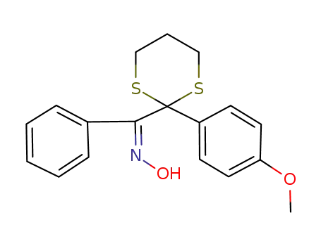 [2-(4-Methoxy-phenyl)-[1,3]dithian-2-yl]-phenyl-methanone oxime