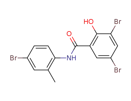 Benzamide, 3,5-dibromo-N-(4-bromo-2-methylphenyl)-2-hydroxy-
