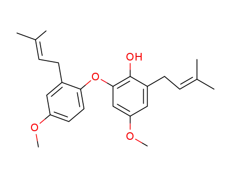 4-Methoxy-2-[4-methoxy-2-(3-methyl-but-2-enyl)-phenoxy]-6-(3-methyl-but-2-enyl)-phenol