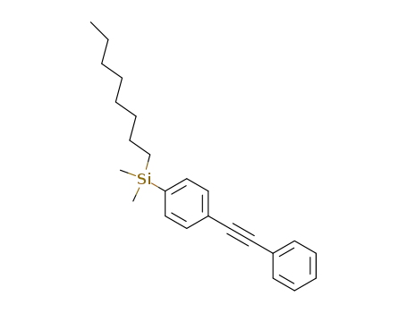 Silane, dimethyloctyl[4-(phenylethynyl)phenyl]-