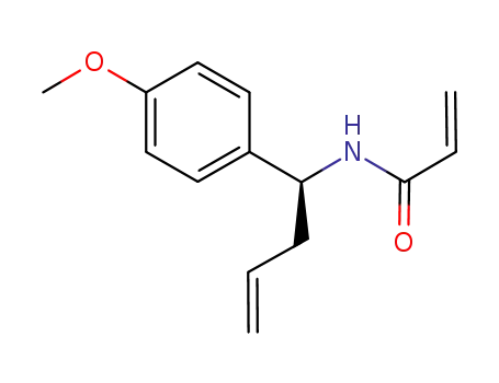 (S)-N-[1-(4-methoxyphenyl)-3-buten-1-yl]propenamide