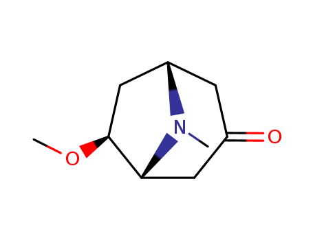 8-Azabicyclo[3.2.1]octan-3-one,6-methoxy-8-methyl-, (1R,5R,6S)-                                                                                                                                         
