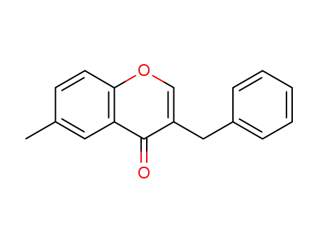 4H-1-Benzopyran-4-one, 6-methyl-3-(phenylmethyl)-
