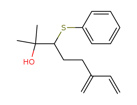 7-Octen-2-ol, 2-methyl-6-methylene-3-(phenylthio)-