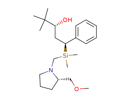 (1S,3R)-1-[((S)-2-Methoxymethyl-pyrrolidin-1-ylmethyl)-dimethyl-silanyl]-4,4-dimethyl-1-phenyl-pentan-3-ol