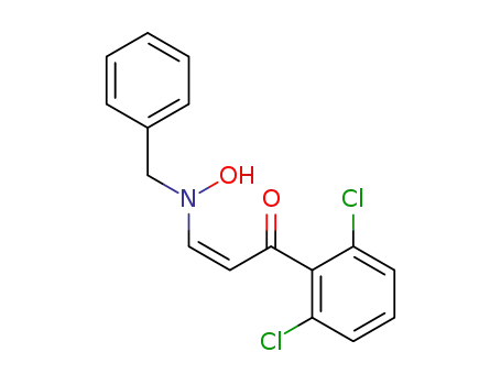 2-Propen-1-one,
1-(2,6-dichlorophenyl)-3-[hydroxy(phenylmethyl)amino]-, (Z)-