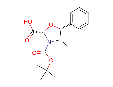 (2S,4S,5R)-2-carboxy-4-methyl-5-phenyl-3-tert-butoxycarbonyloxazolidine