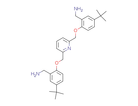 2,6-Bis<(2'-aminomethyl-4'-tert-butylphenoxy)methyl>pyridine