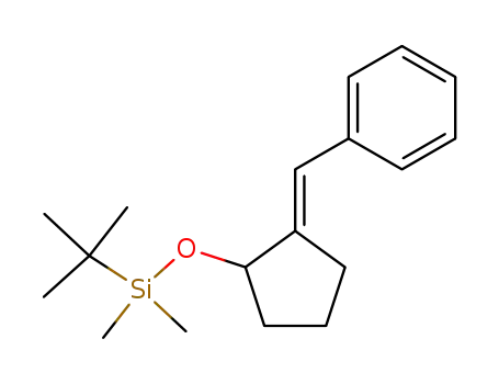 (E)-1-tert-butyldimethylsilyloxy-2-phenylmethylenecyclopentane