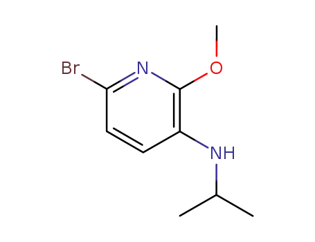3-Pyridinamine, 6-bromo-2-methoxy-N-(1-methylethyl)-