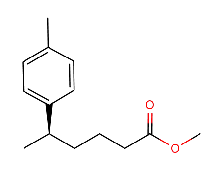 Molecular Structure of 958299-80-4 (methyl (R)-5-(4-methylphenyl)hexanoate)