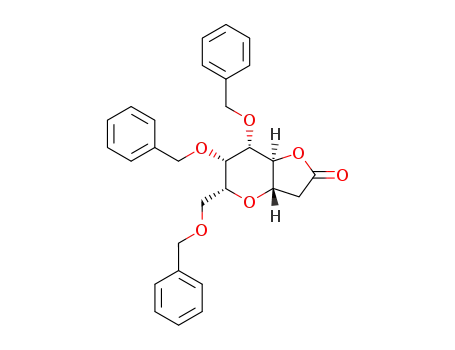 (3aS,5R,6S,7S,7aS)-6,7-Bis-benzyloxy-5-benzyloxymethyl-hexahydro-furo[3,2-b]pyran-2-one
