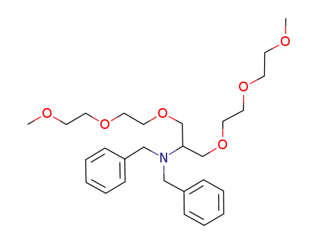 Benzenemethanamine,
N-[2-[2-(2-methoxyethoxy)ethoxy]-1-[[2-(2-methoxyethoxy)ethoxy]methyl]
ethyl]-N-(phenylmethyl)-