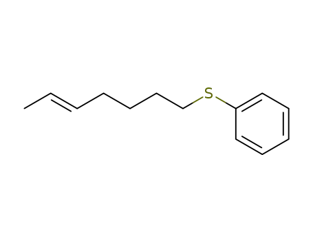 Benzene, (5-heptenylthio)-, (E)-