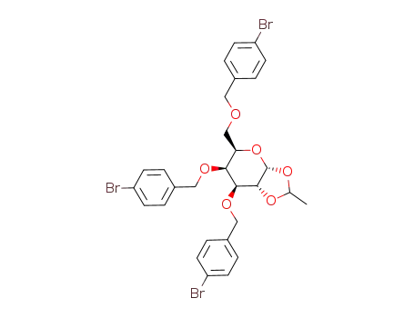 3,4,6-tri-O-(p-bromobenzyl)-1,2-O-ethylidene-α-D-galactopyranose