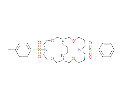 4,12,18,24-Tetraoxa-1,8,15,21-tetraazabicyclo[13.11.2]octacosane,
8,21-bis[(4-methylphenyl)sulfonyl]-