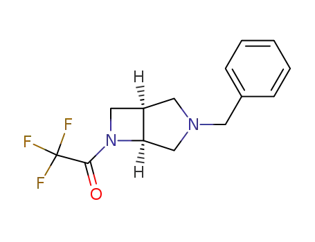 1-((1R,5S)-3-Benzyl-3,6-diaza-bicyclo[3.2.0]hept-6-yl)-2,2,2-trifluoro-ethanone