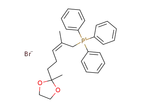 <(Z)-6,6-(ethylenedioxy)-2-methyl-2-heptenyl>triphenylphosphonium bromide