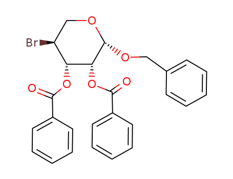 benzyl 4-bromo-4-deoxy-2,3-di-O-benzoyl-β-L-lyxopyranoside