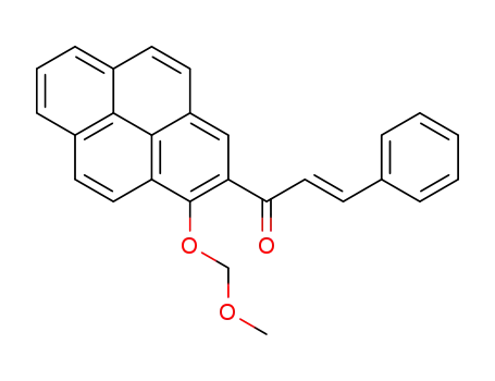 (E)-1-(1-Methoxymethoxy-pyren-2-yl)-3-phenyl-propenone