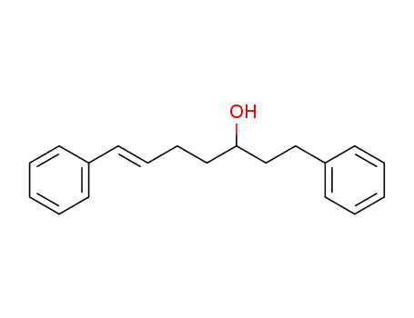 Molecular Structure of 87095-76-9 (trans－1,7－Diphenyl－5-hydroxy-1－hepten)